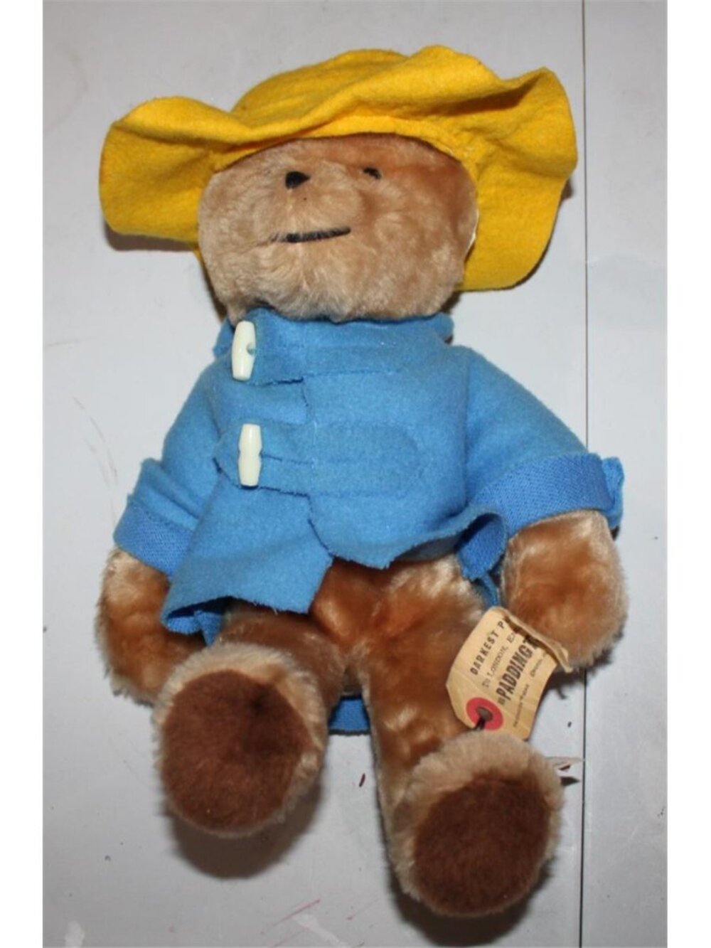 1975 Eden Toys Paddington Bear Darkest Peru Vintage Stuffed Animal Plush 14"